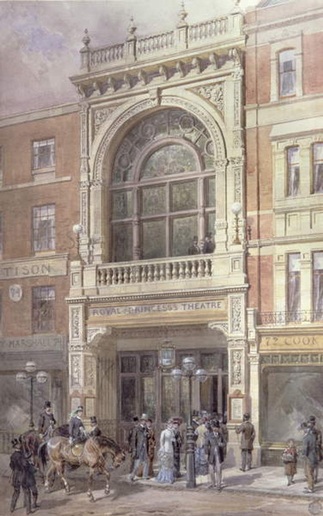 Detail of The Royal Princess's Theatre by English School