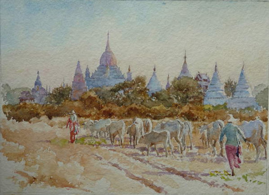 Detail of 932 Towards Ananda by Clive Wilson