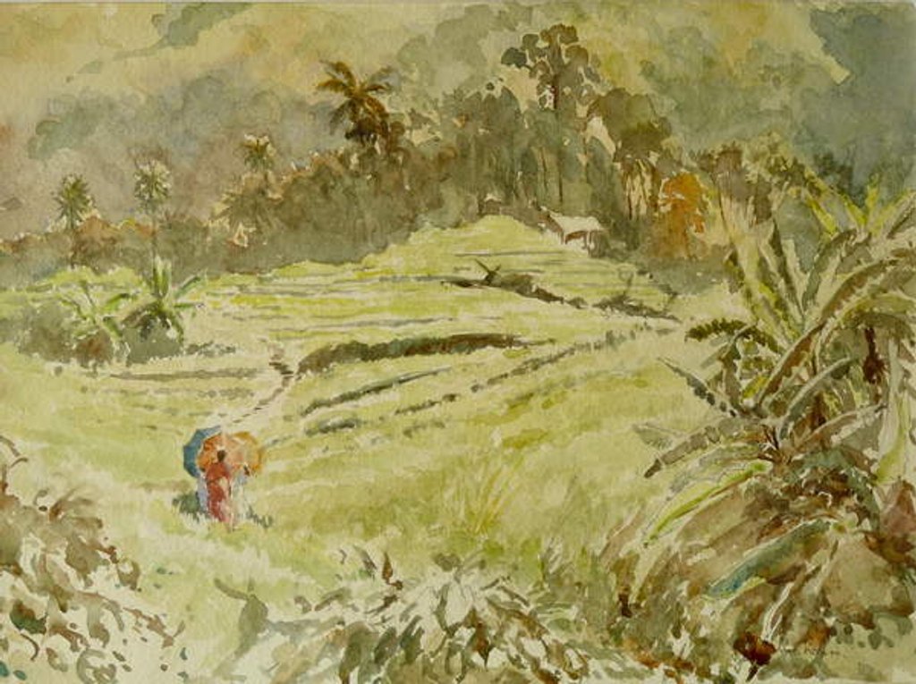 Detail of 726 The 'short cut', Ramboda by Clive Wilson