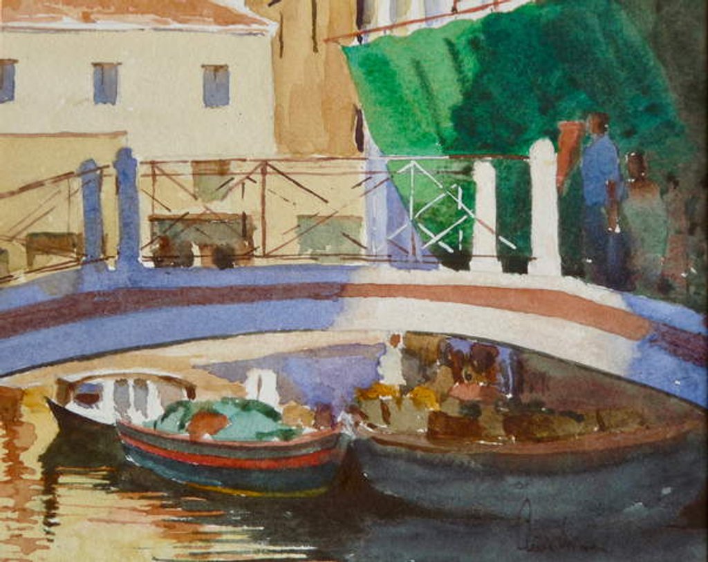 Detail of 452 Sunset - Ponte dei Pugni by Clive Wilson