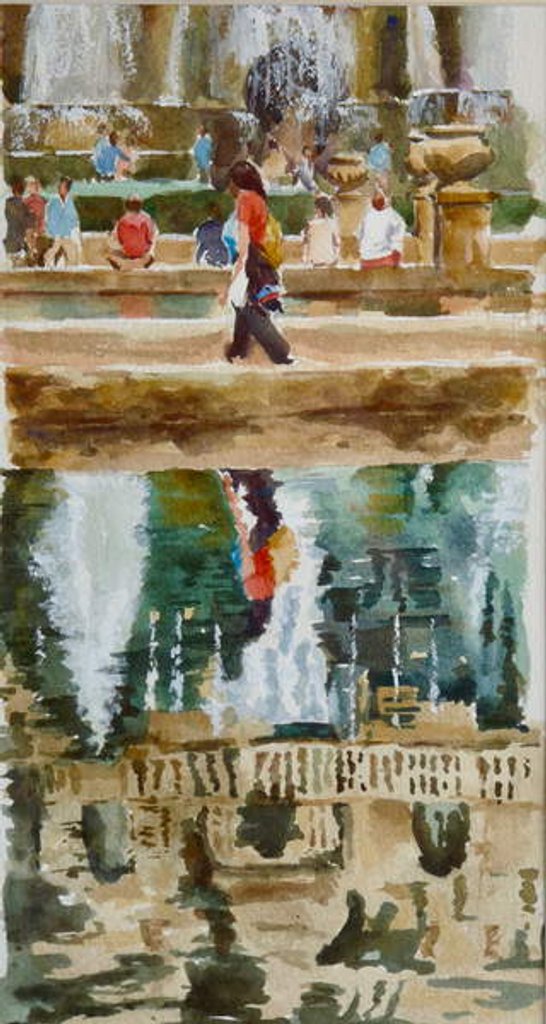 Detail of 464 Fountains - Villa d'Este by Clive Wilson