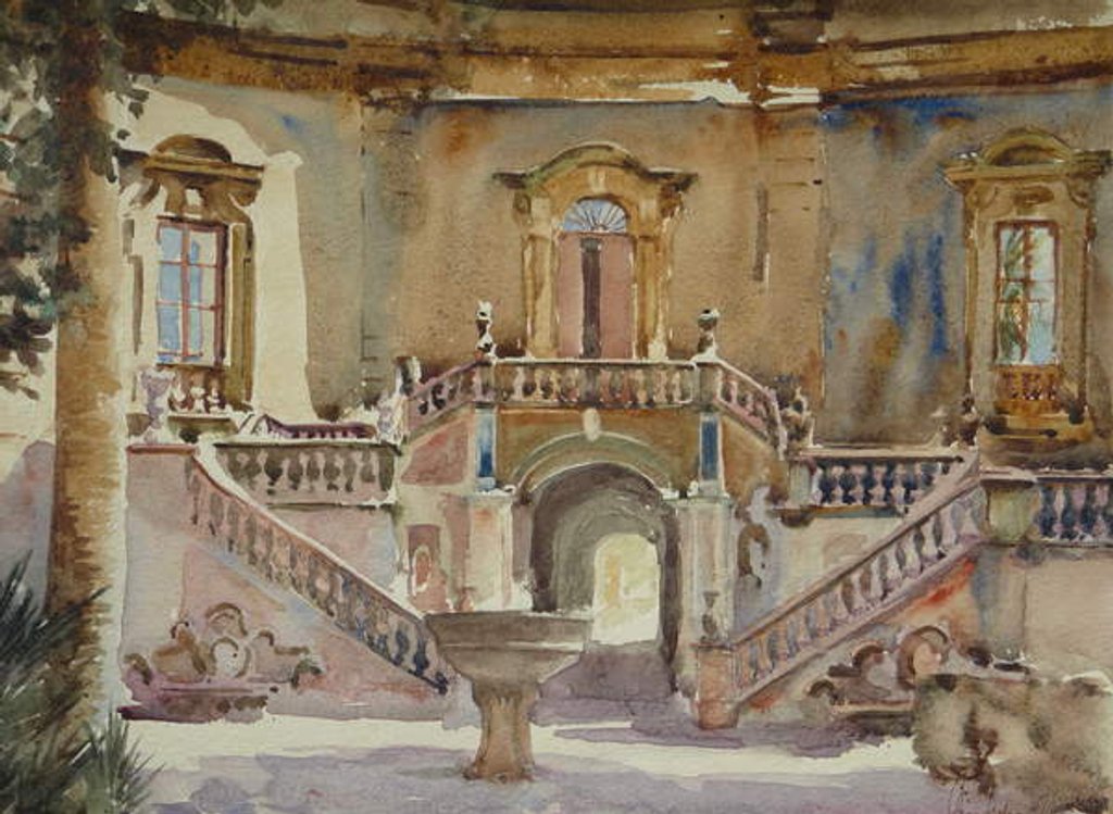 Detail of 567 Villa Palagonia, Bagheria, Sicily by Clive Wilson