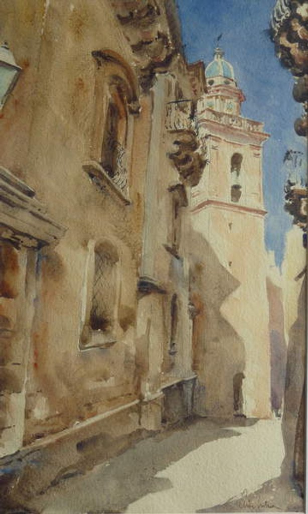 Detail of 579 Sun in the shadows - SM dell'Itria, Ragusa by Clive Wilson