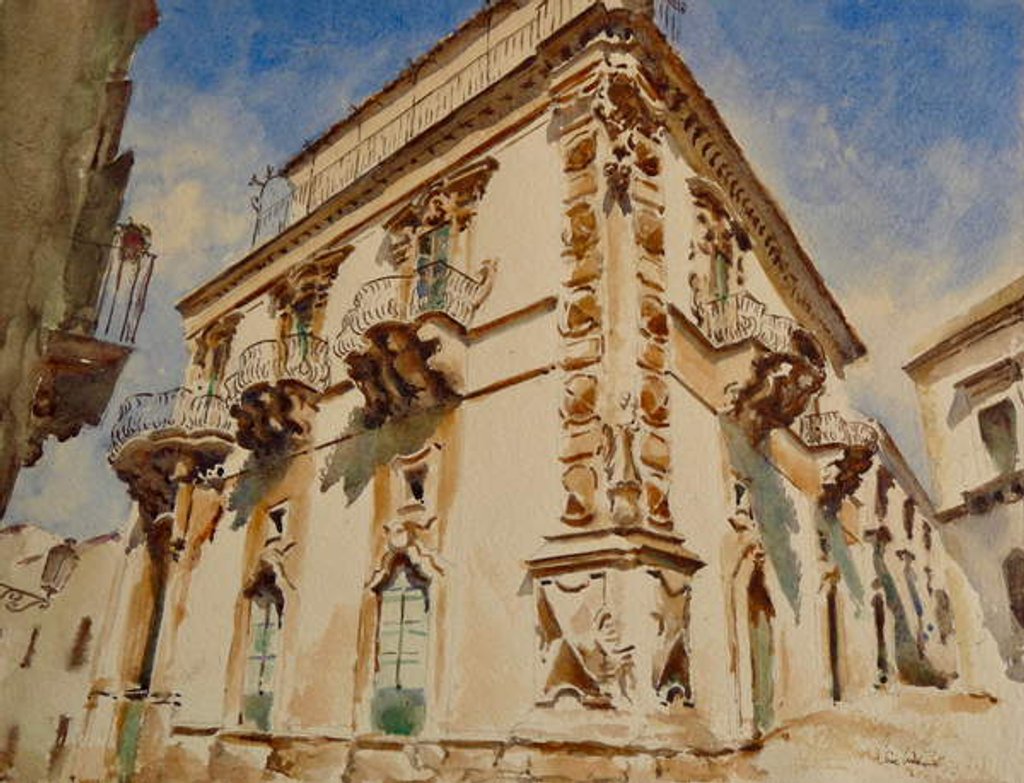 Detail of 585 Pal Beneventano, Sicily by Clive Wilson