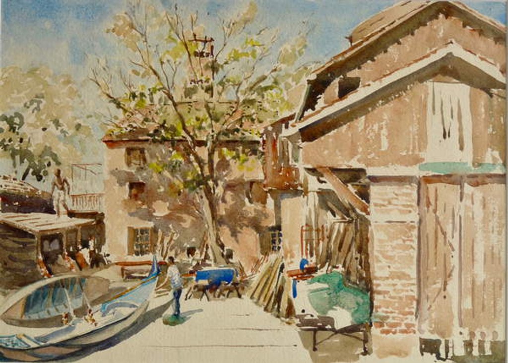 Detail of 792 Squero di S. Trovaso by Clive Wilson