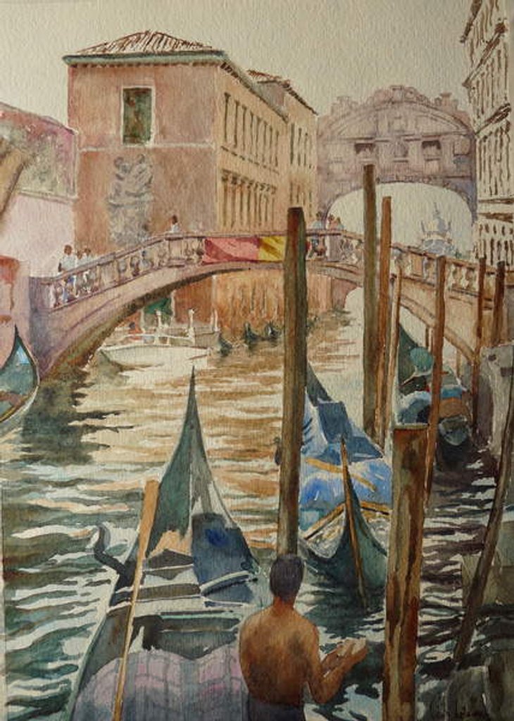 Detail of 831 Bridge of Sighs by Clive Wilson