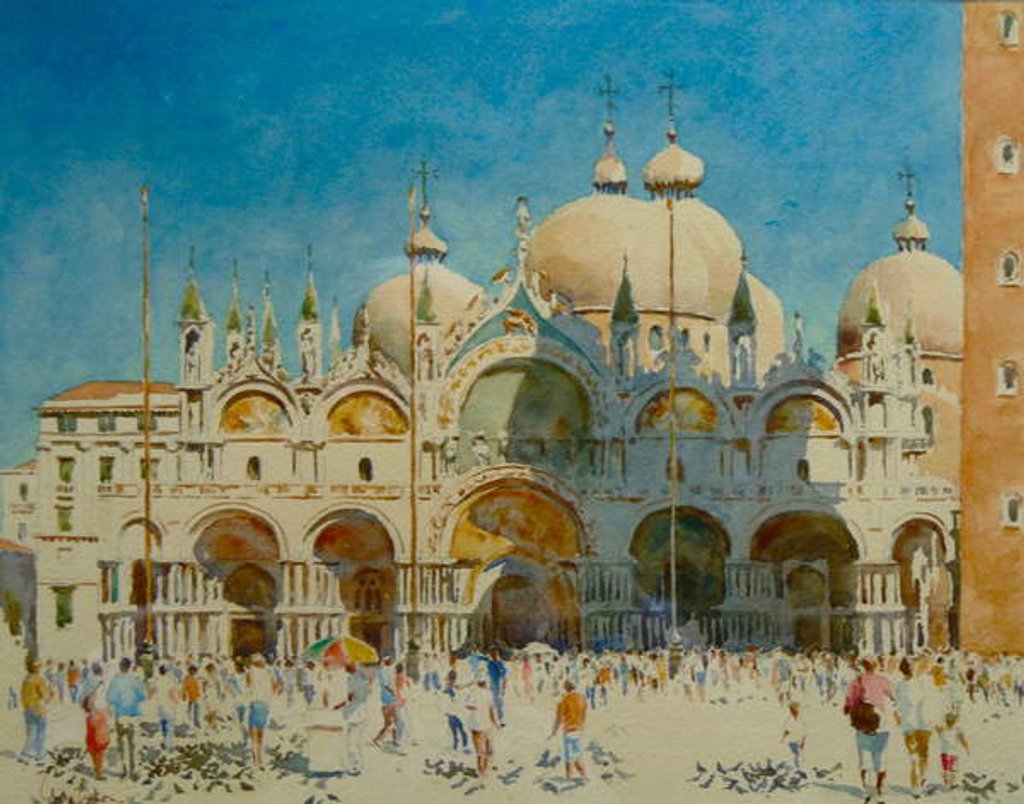 Detail of 854 In the shadow of the Campanile by Clive Wilson