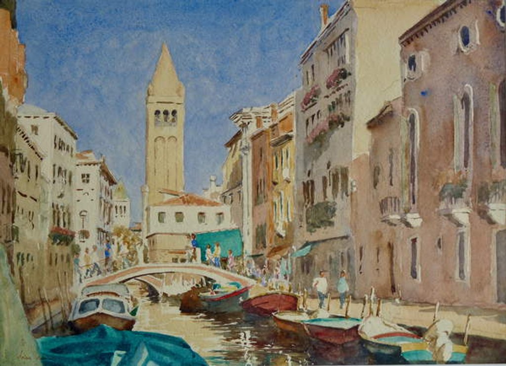 Detail of 886 Ponte dei Pugni, afternoon sun by Clive Wilson