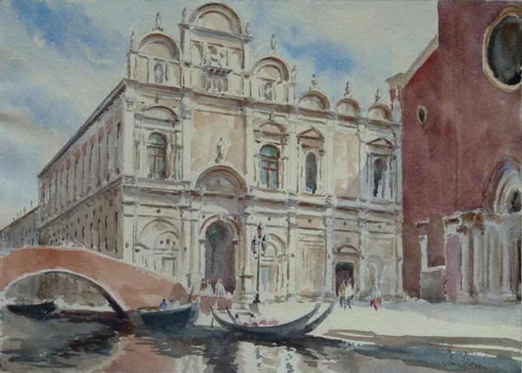 Detail of 892 Ospedale, Scuola di S. Marco by Clive Wilson