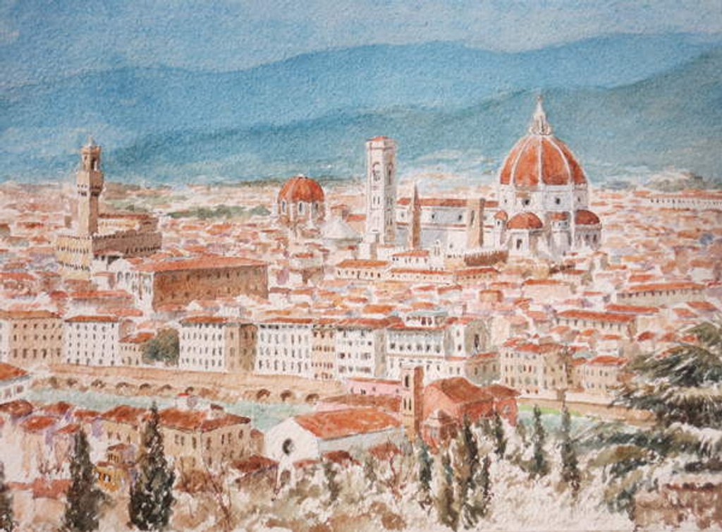 Detail of 953 From San Miniato al Monte by Clive Wilson