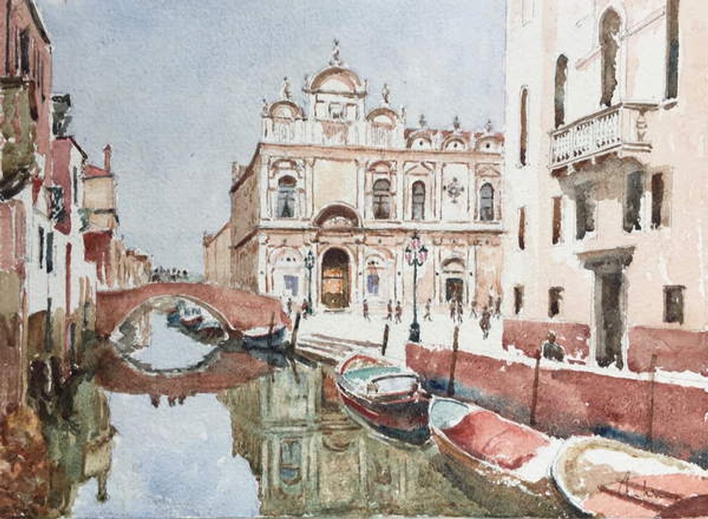 Detail of 1007 Ospedale di S Marco, winter light by Clive Wilson