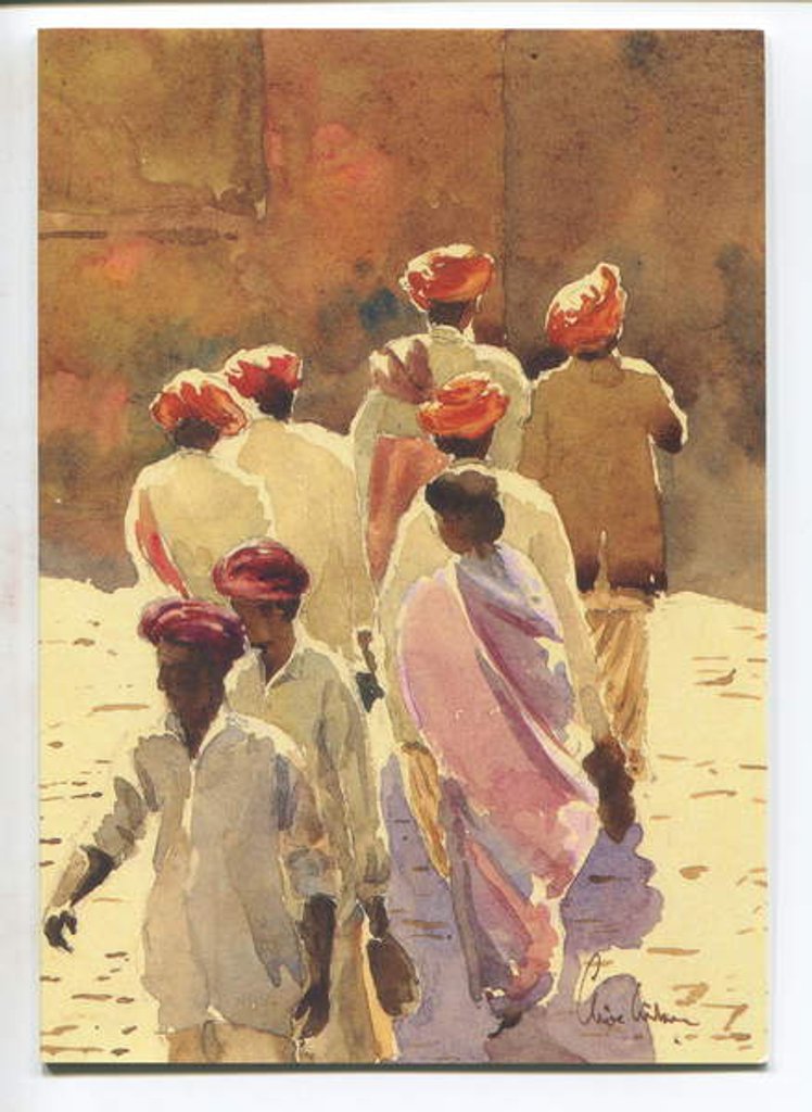 Detail of 385 Colours of Jaisalmer I by Clive Wilson