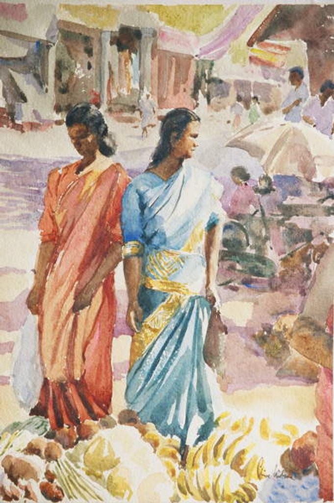 Detail of 626 Oorambu, market fashions by Clive Wilson