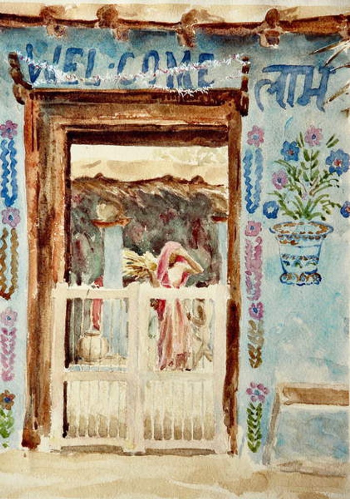 Detail of 660 Brahmin village, wedding days by Clive Wilson