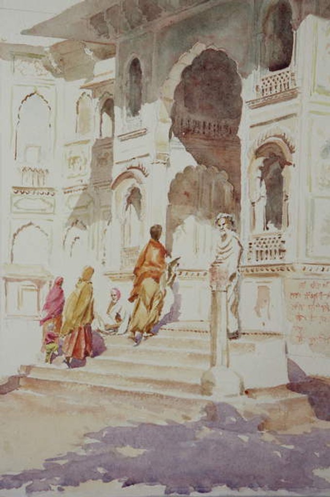 Detail of 666 Visit to the ashram by Clive Wilson