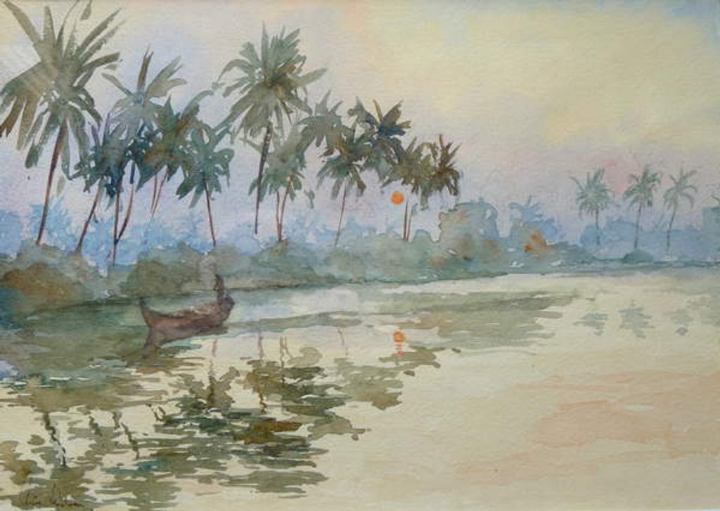 Detail of 799 Sunrise, Mankotta Island by Clive Wilson