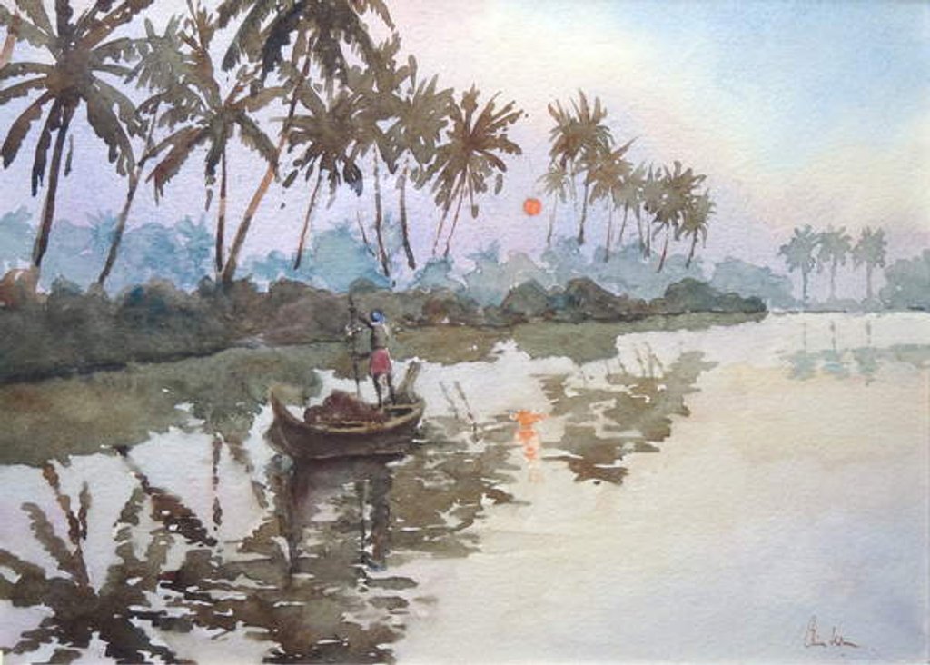 Detail of 813 Mankotta sunrise by Clive Wilson