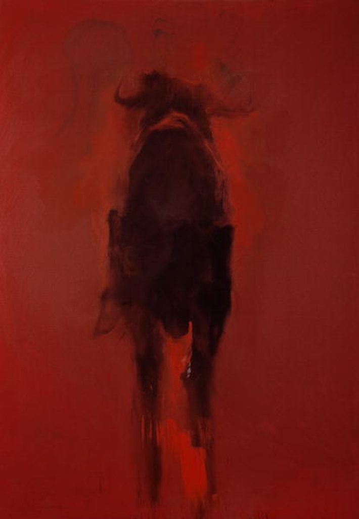 Detail of Bull by Daniel Cacouault