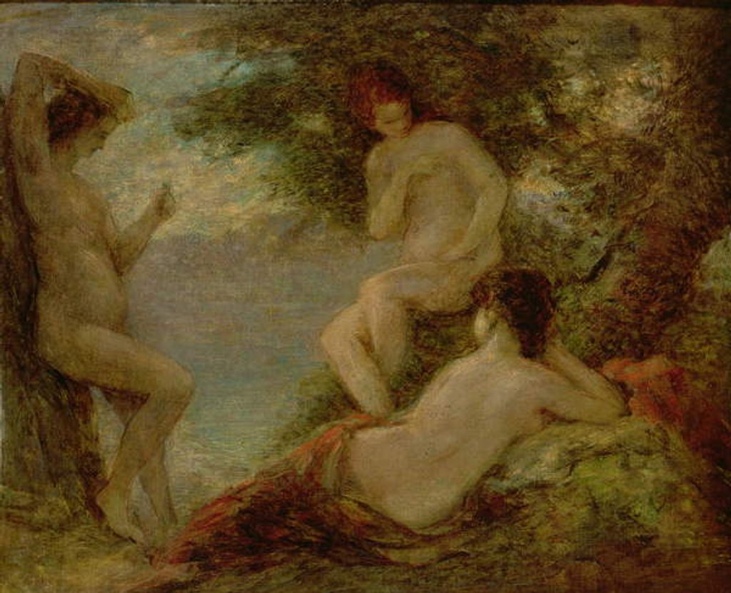 Detail of The Bathers, c.1904 by Ignace Henri Jean Fantin-Latour