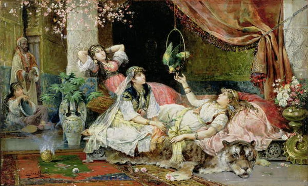 Detail of In the Harem by Juan Gimenez y Martin