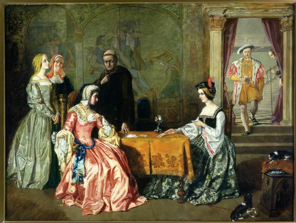 Detail of Henry VIII and His Wives by William Maw Egley