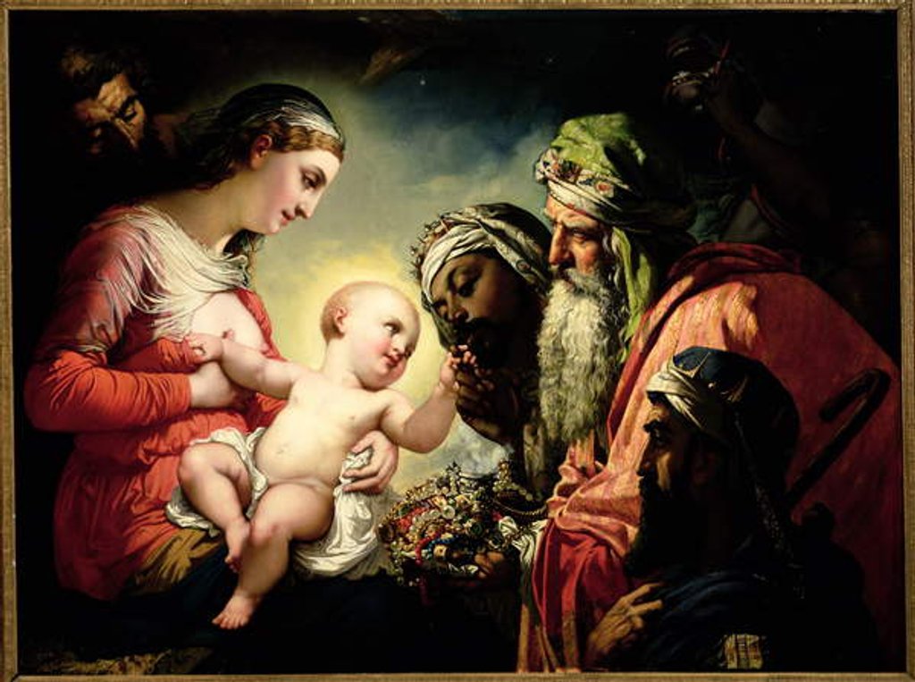 Detail of Adoration of the Magi, 1854 by Henri Lehmann