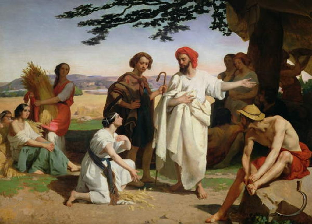 Detail of Ruth and Boaz by School French