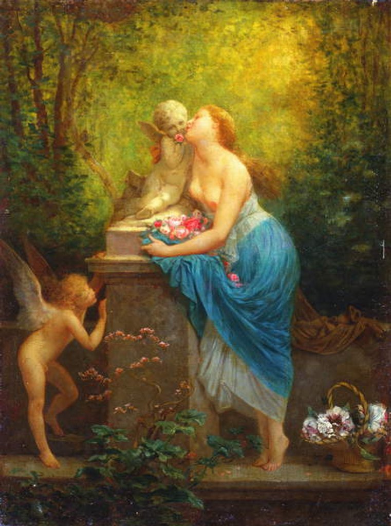 Detail of Loss of Innocence, 1885 by Henri Pierre Picou