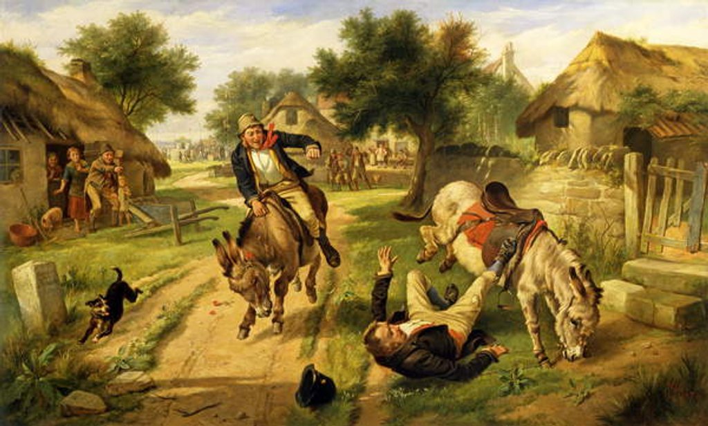 Detail of Donnybrook Fair, 1896 by Charles Hunt