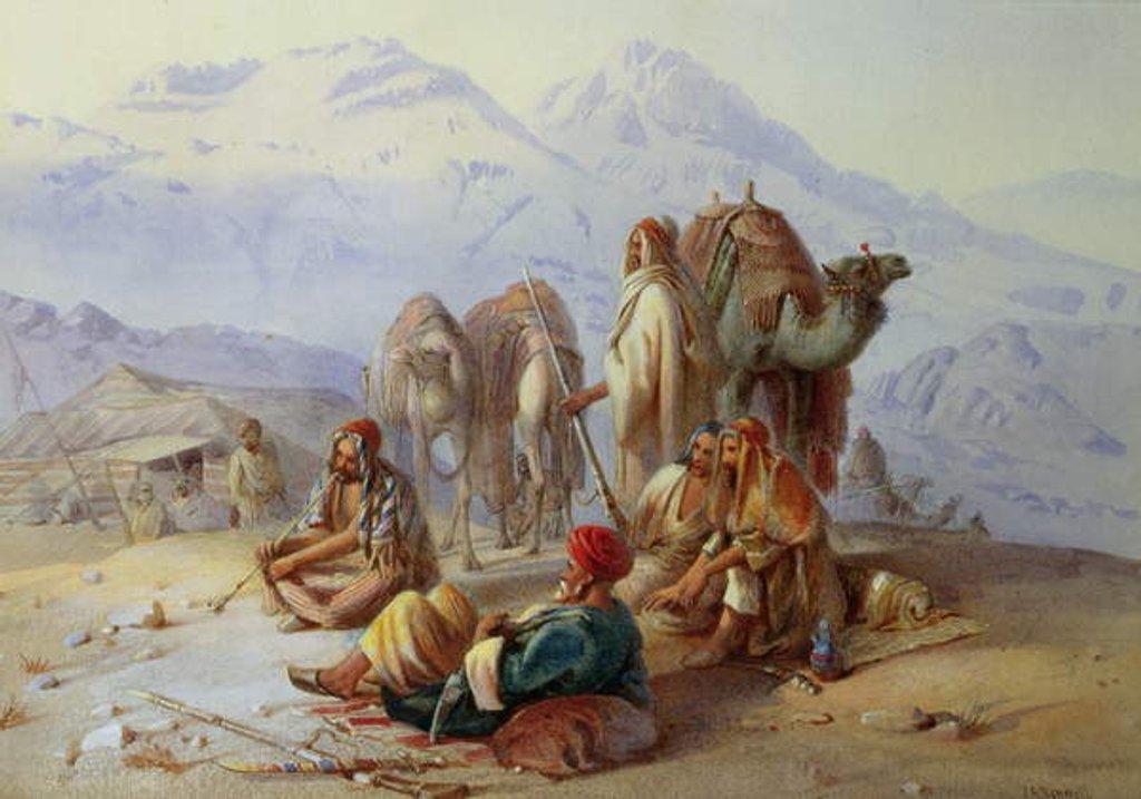 Detail of An Arab Encampment by Joseph-Austin Benwell