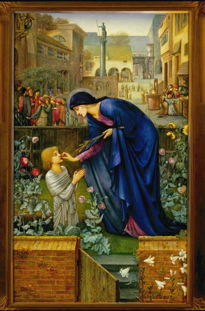 Detail of The Prioress's Tale, 1865-98 by Edward Coley Burne-Jones