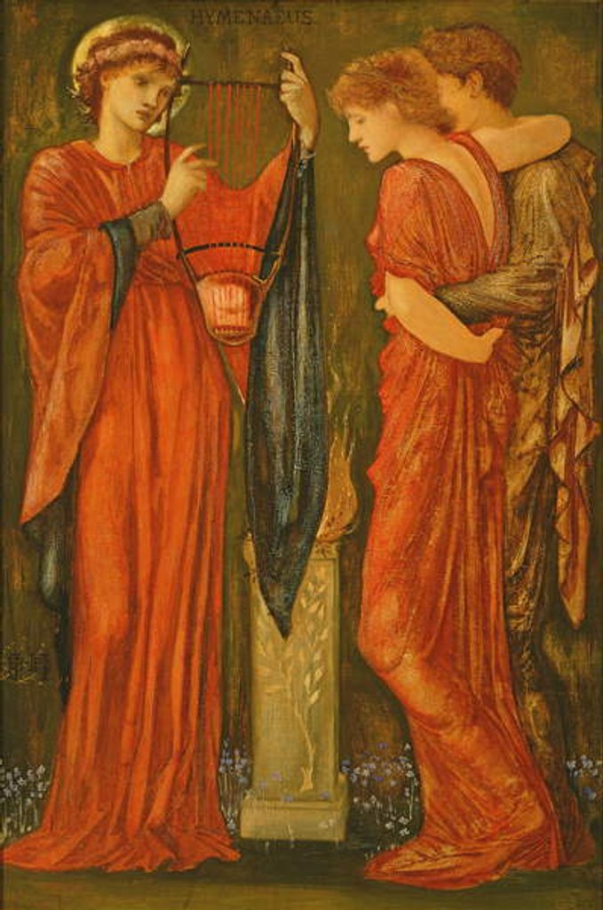 Detail of Hymenaeus by Edward Coley Burne-Jones