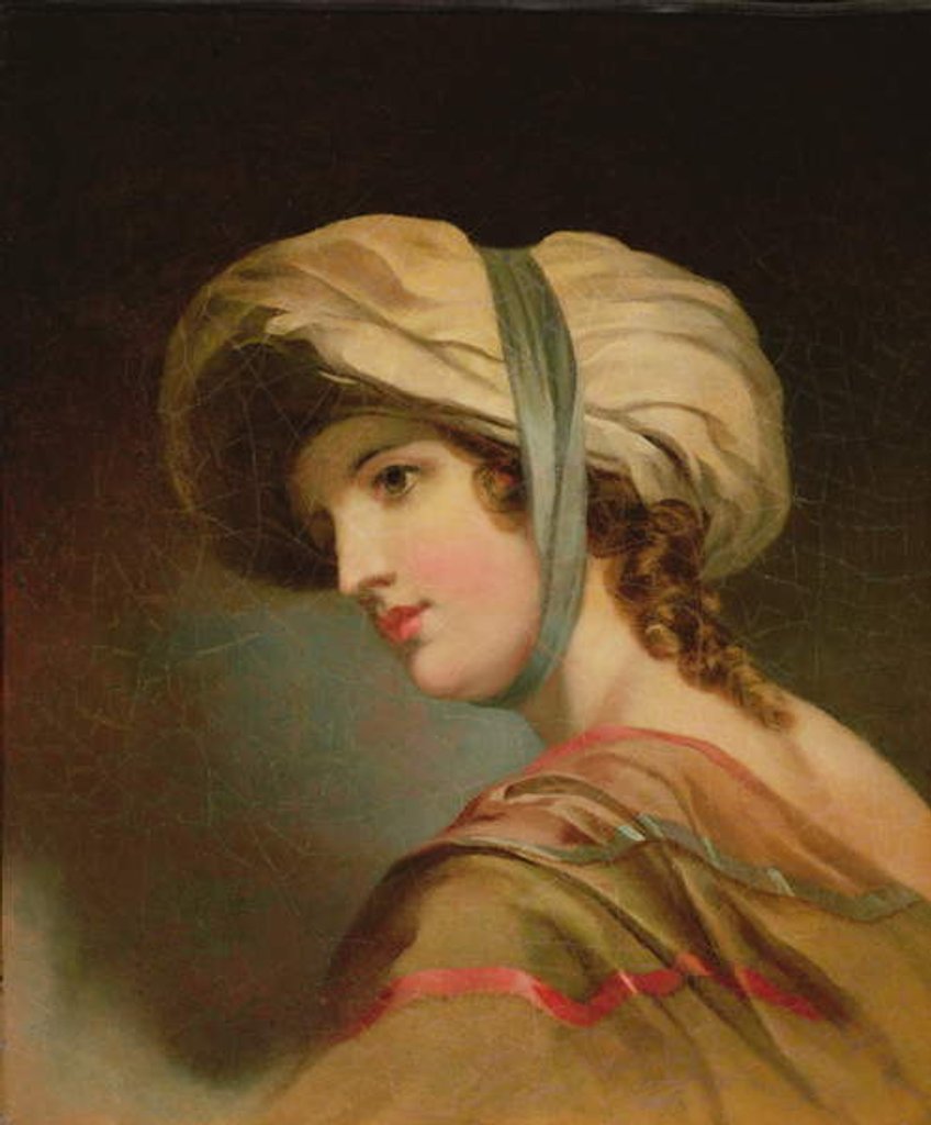 Detail of Rebecca Gratz, 1830 by Thomas Sully