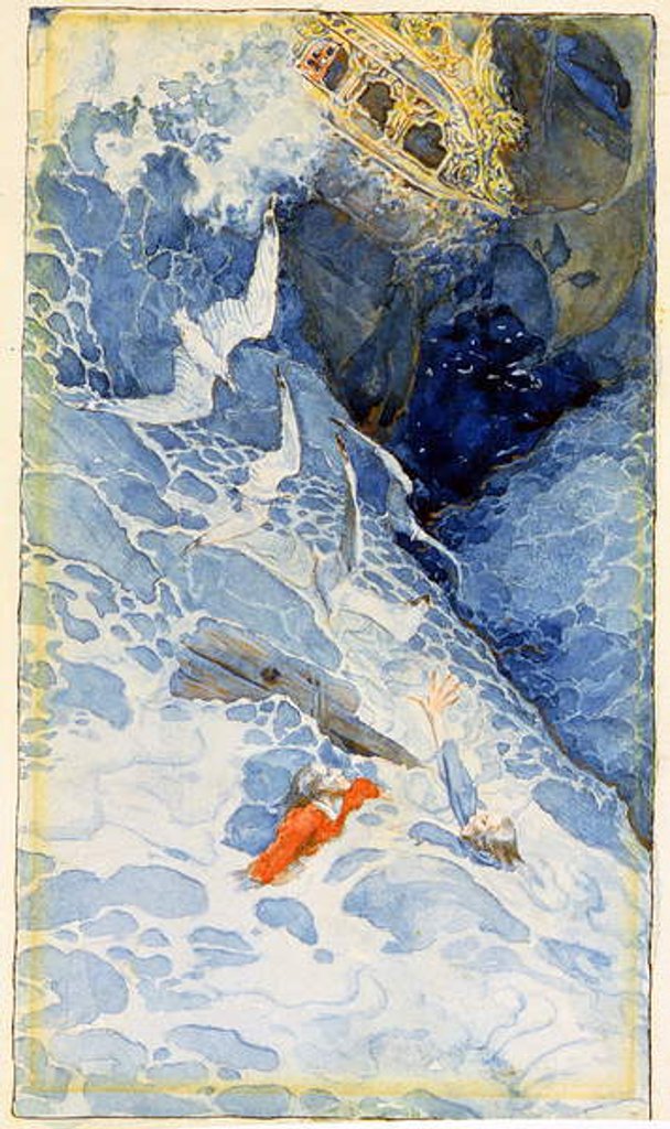 Detail of Headpiece, The Flying Dutchman by Howard Pyle