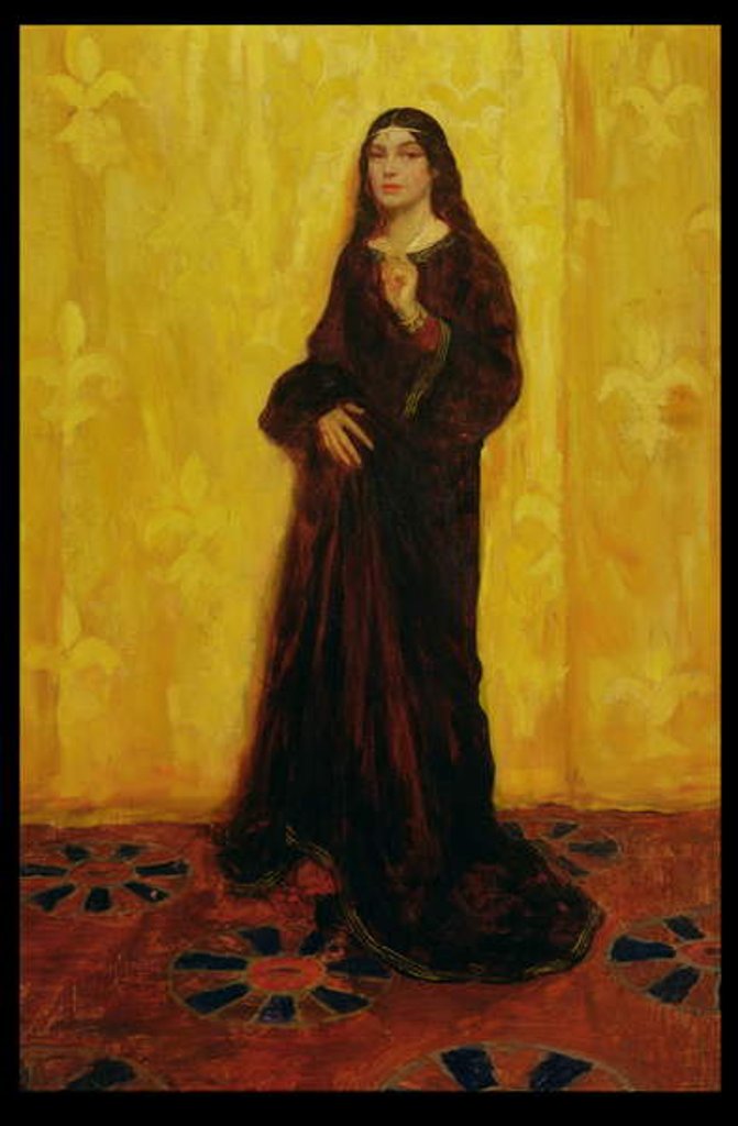 Detail of Meregrett, Daughter of Phillipe the Bold by Howard Pyle