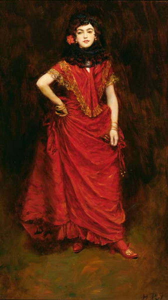 Detail of The Dancer by Howard Pyle