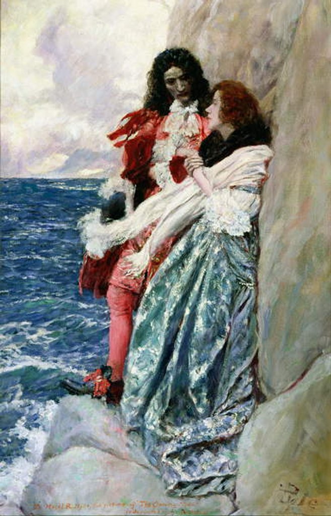 Detail of Who are we that Heaven should make of the Old Sea a Fowling Net? by Howard Pyle