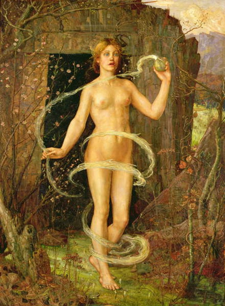 Detail of Spring Witch, c.1880 by George Wilson