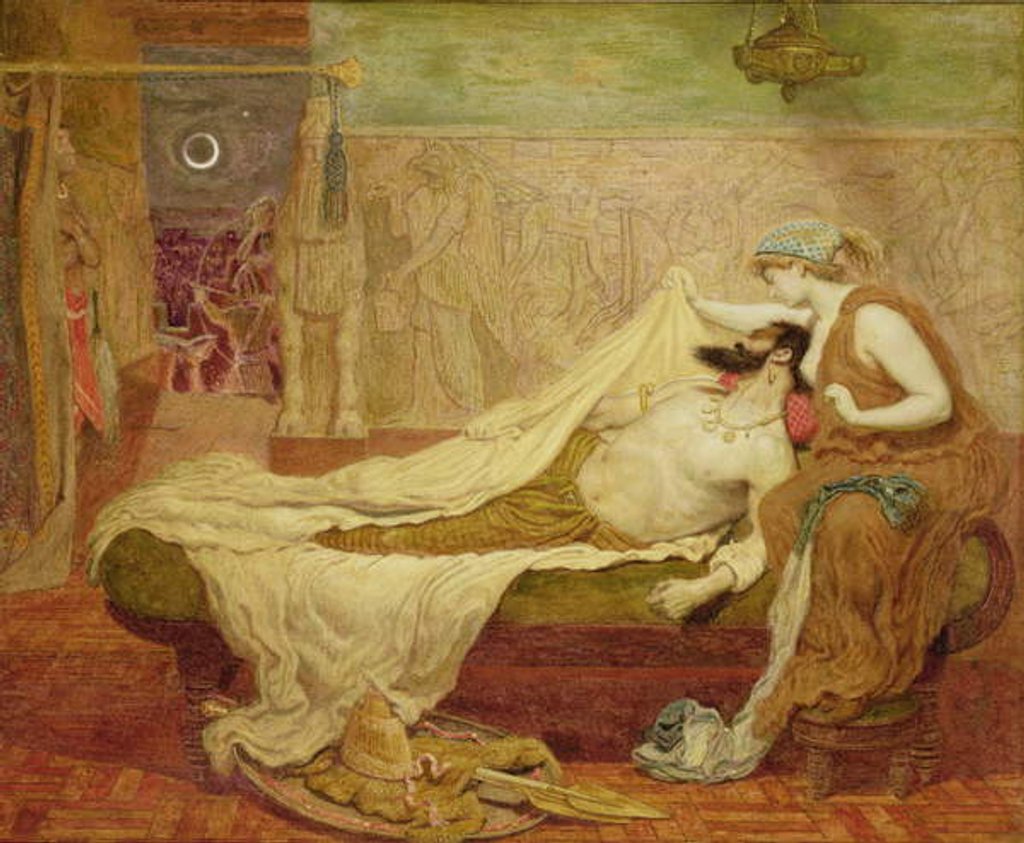 Detail of The Dream of Sardanapalus, 1871 by Ford Madox Brown