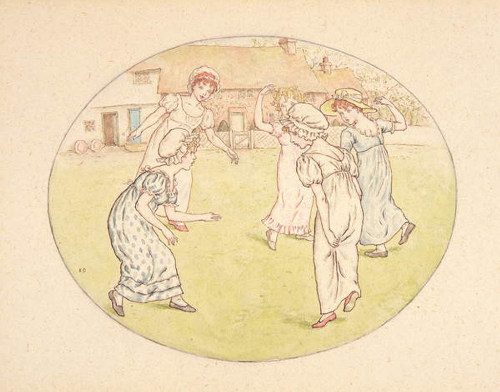 Detail of Hyacinth by Kate Greenaway