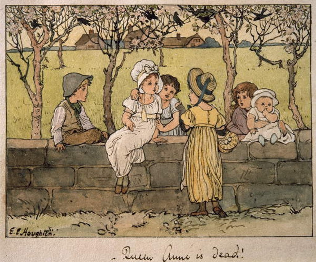 Detail of Queen Anne is Dead, 1886 by Elizabeth Ellen Houghton