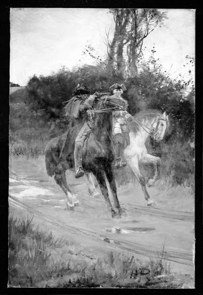 Detail of Turpin and King by Howard Pyle