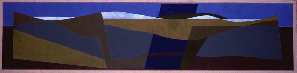 Detail of Poundbury Landscape, 1997 by George Dannatt