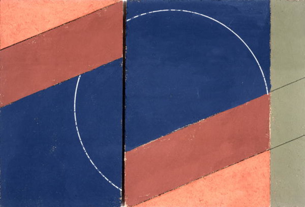 Detail of Painting - Interrupted Circle, 2000 by George Dannatt