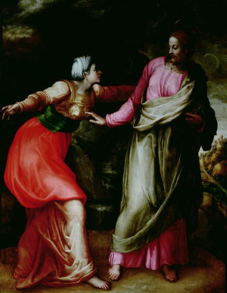 Detail of Noli Me Tangere, 1537 by Battista Franco