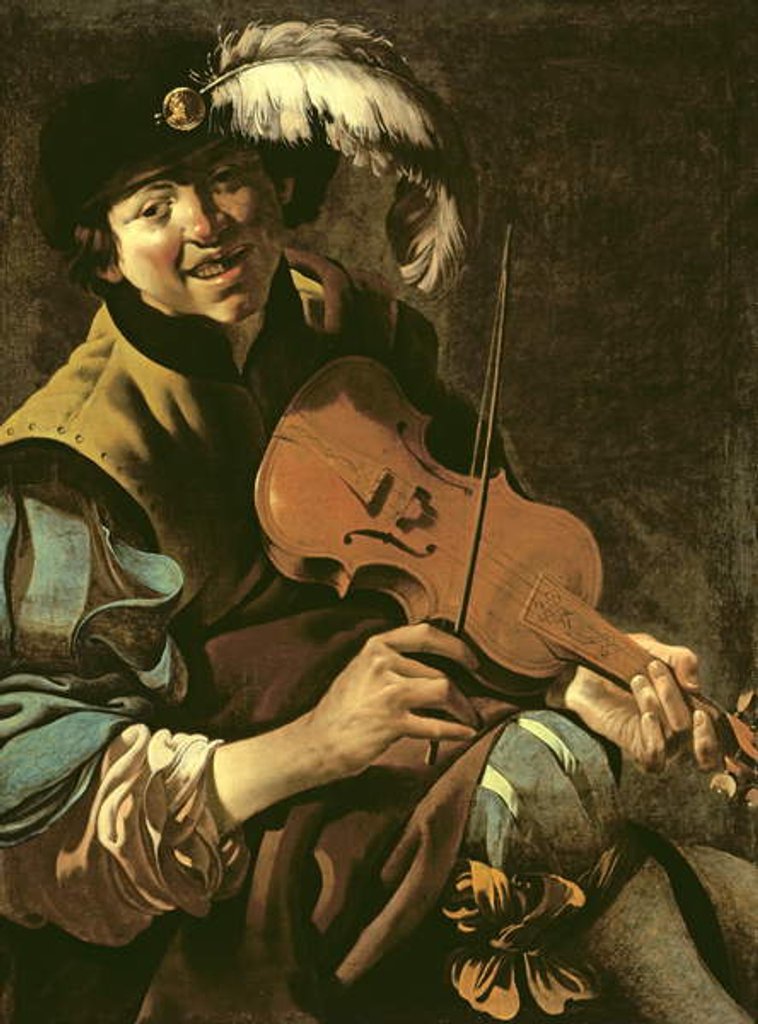Detail of A Boy Violinist, 1626 by Hendrick Ter Brugghen