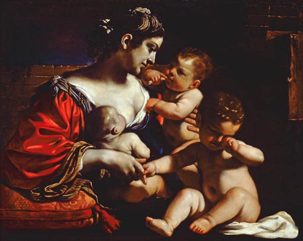 Detail of Christian Charity, c.1625-26 by Guercino