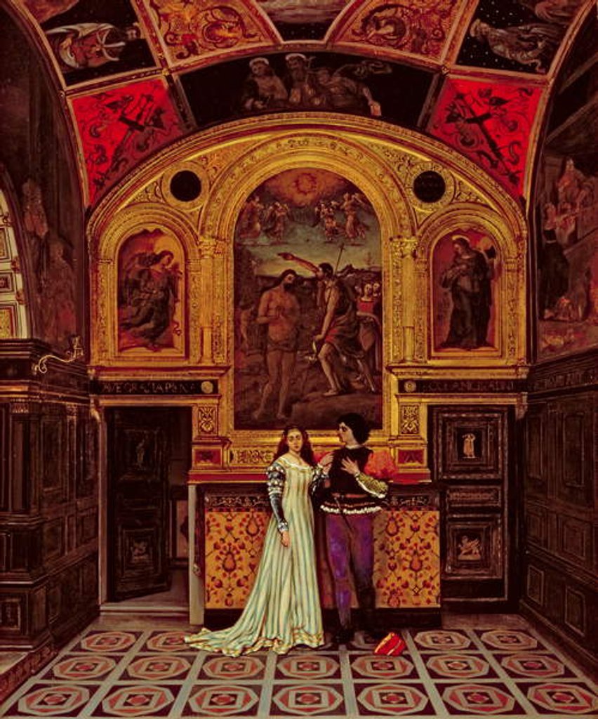 Detail of Romeo and Juliet, c.1860-70 by French School