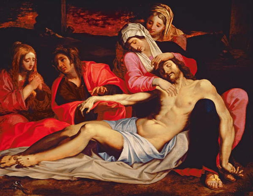 Detail of The Lamentation of Christ by Abraham Janssens van Nuyssen