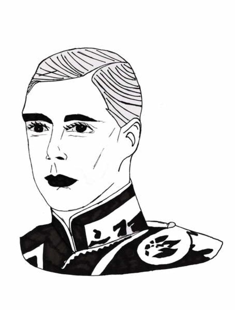 Detail of Edward the 8th, 2017 by Daisy de Villeneuve